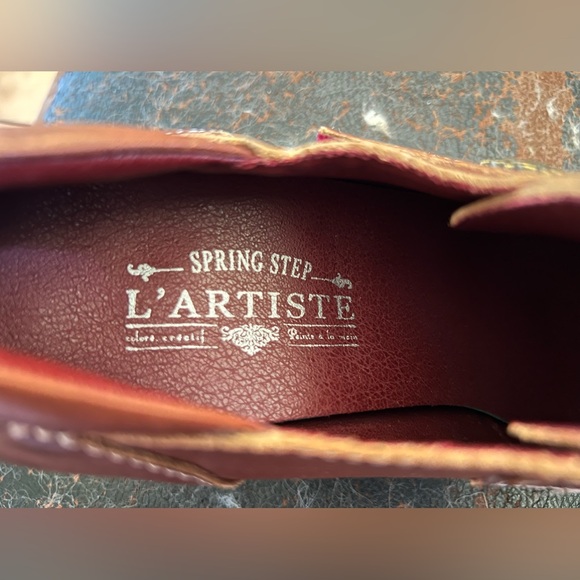 L’ARTISTE leather platform heal shoes - Picture 2 of 16